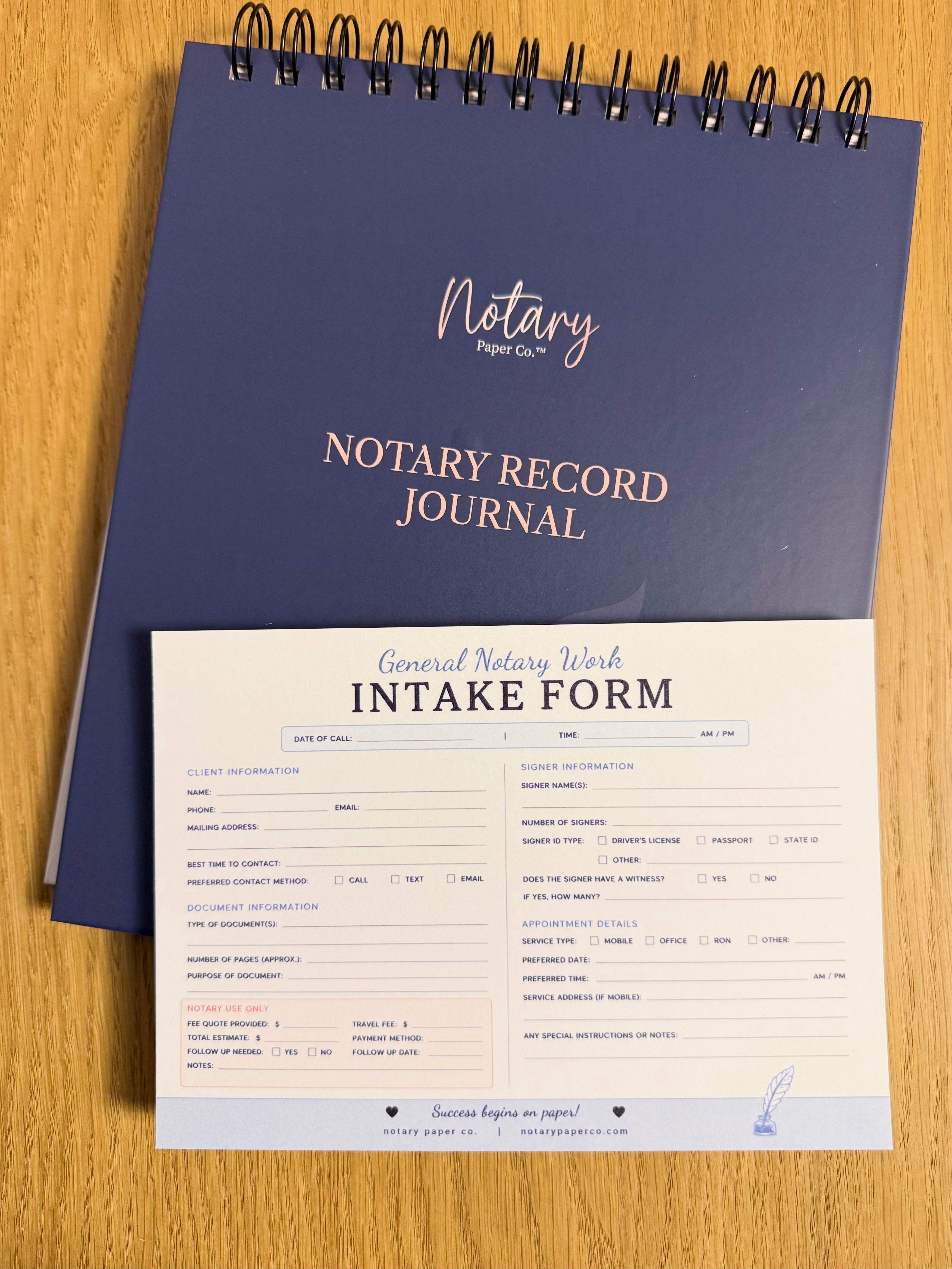Notary intake form checklist: the details to collect before every appointment